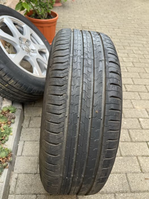 Set Jante Aliaj Originale Audi 17" + Anvelope Continental 215/60 R17
