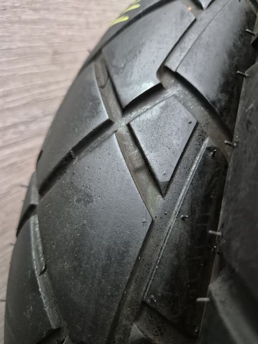 Set anvelope moto 110 70 17 cu 140 70 17 Irc trail winner gp211 dot 4621