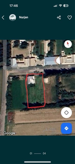 Учаска сотилади 12 сотук Yer sotiladi 12 sotik