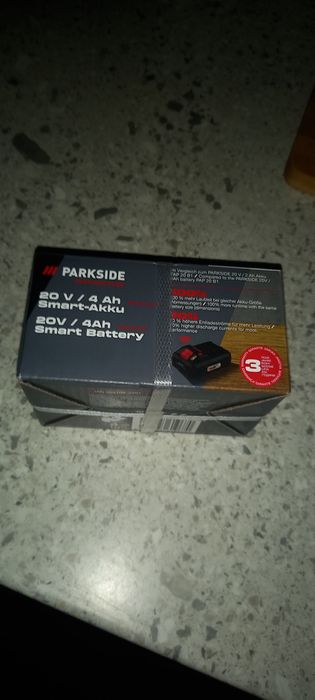 Acumulatori parkside performance 4 ah 20v