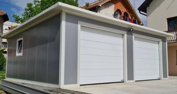 Vand Garaj metalic cu magazie 6 x 5m rezistent si izolat