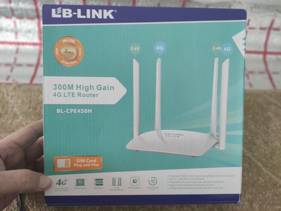 Роутер LB-LINK (Wi-Fi) 250 минг сум Галишамиз