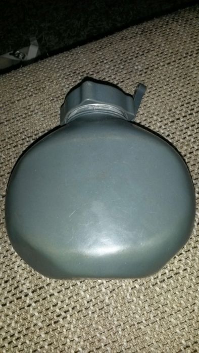 Ghamela recipient bidonas plosca militar - turist aluminiu