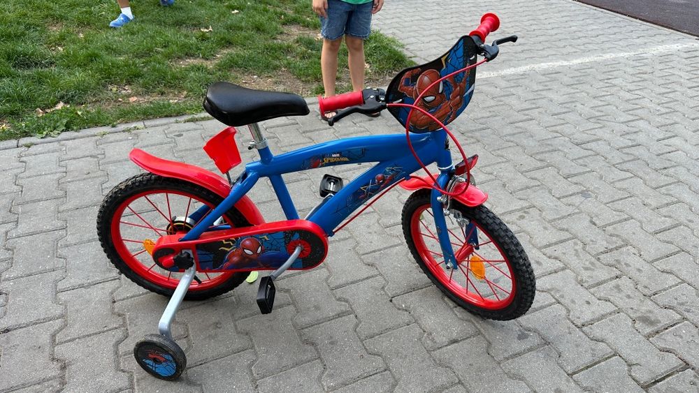 Bicicleta Spider-Man că noua 5-7 ani