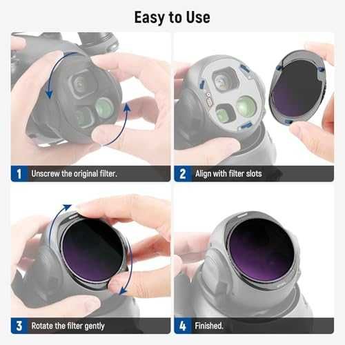 Нови DJI Mavic 4 Pro ND/PL Филтри Комплект ND8-64 Поляризиращи за дрон