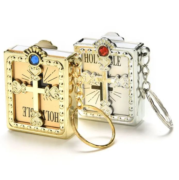 Biblie in miniatura tip breloc