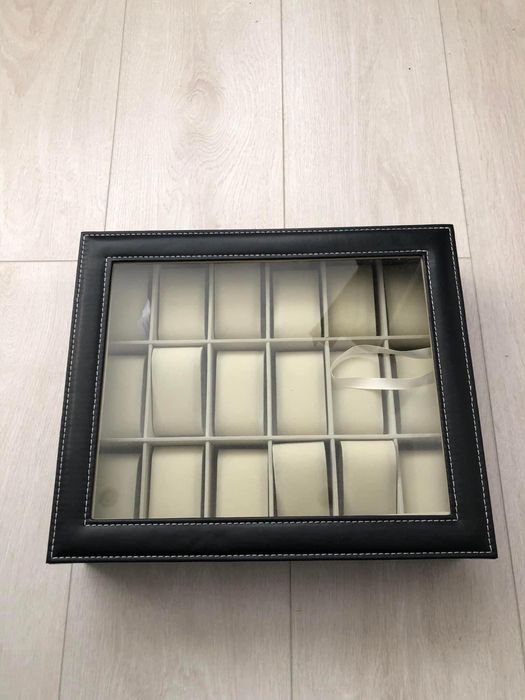 Cutie depozitare ceasuri 18 spatii noua sigilata