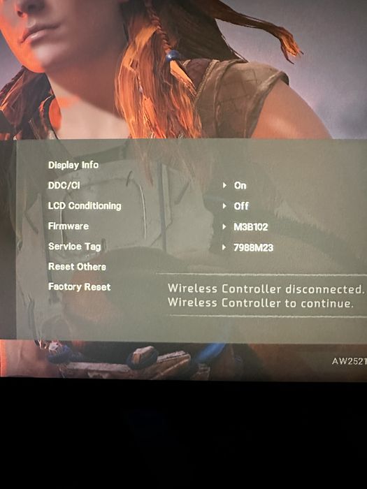 Monitor Alienware AW2521 Alb