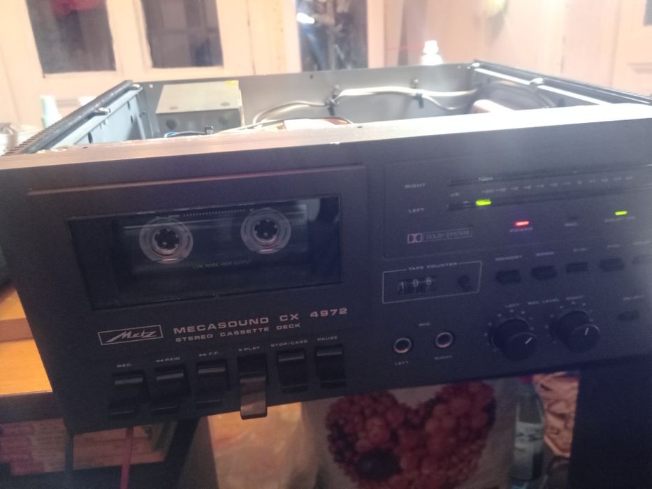 Lot .Mecasound Metz .amplificator.casetofon dek și timer functionale