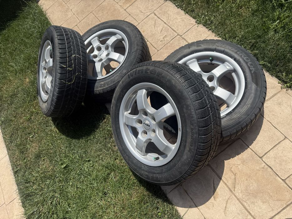 Jante aliaj Rial R15 cu anvelope de iarnă 195/65 R15 – set 4 buc.