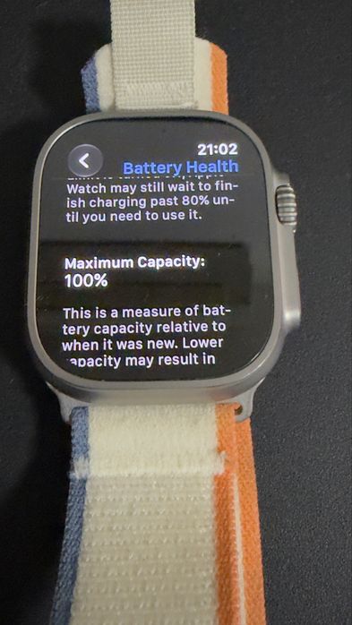 Apple Watch Ultra 3 GPS + Cellular 49mm Titanium M/L Garantie