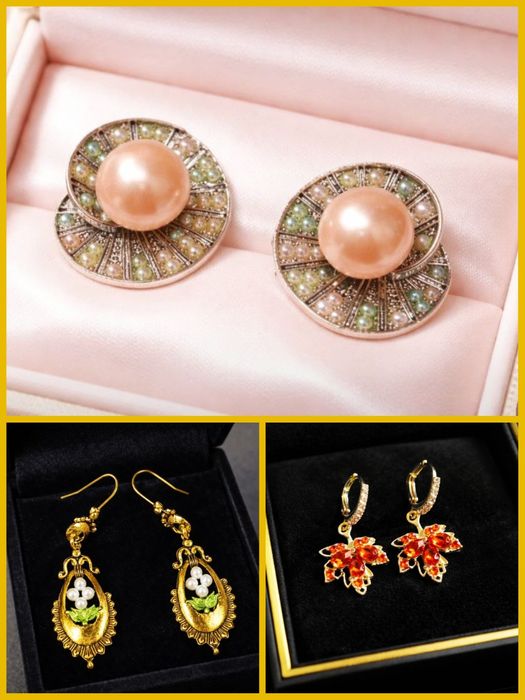 Продам красивые новые серьги и кольца