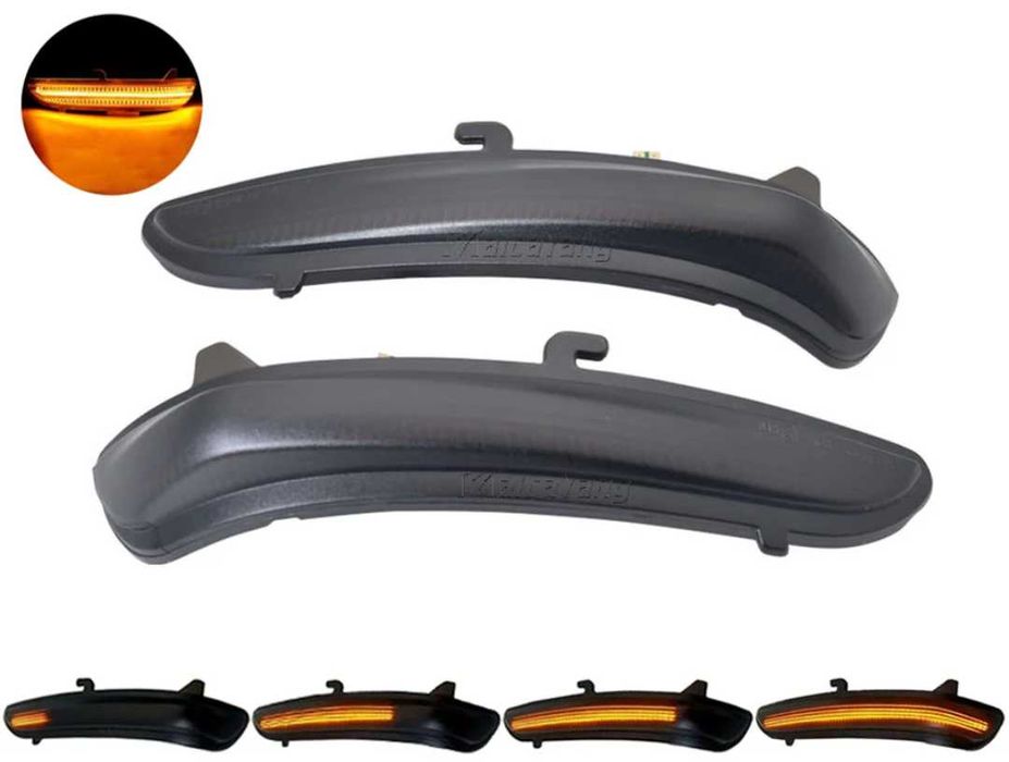 Динамични бягащи мигачи за огледалата за Пежо Ситроен Peugeot Citroen