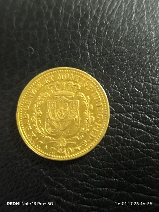 40 лири Карло Феличе Сардиния 1825 година