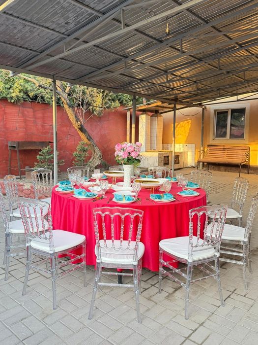 Аренда столов, стульев, посуда, титан