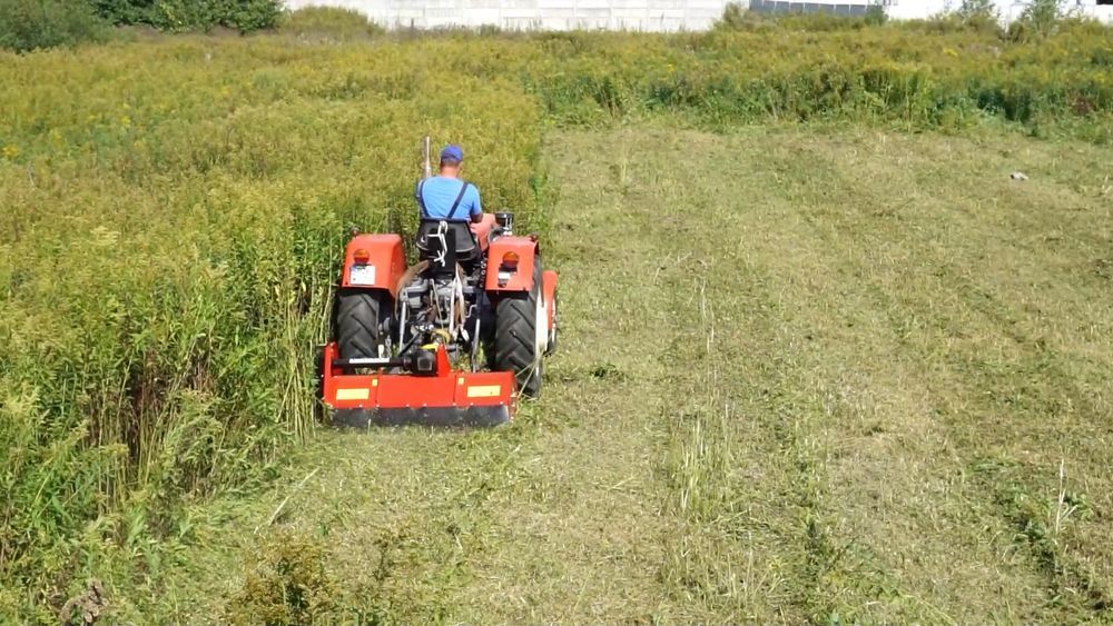 tocător resturi vegetale fms 160 la tractor