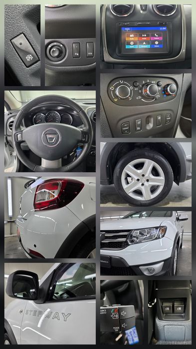 Dacia Sandero Stepway Fab 2015 Benzina. NAVI Ac Pilot Automat  Full Electric Comenzi  Km 111.000 REALI Inmport Germania Garanție 12 Luni
