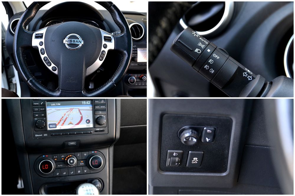 Nissan Qashqai Tekna 2014 1.6Dci 130CP Alb Perlat Xenon Alcantara