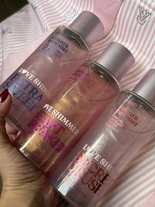 Спрейове с блестящи частици Victoria’s Secret