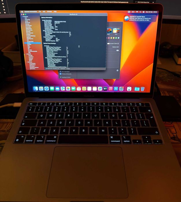 Macbook Air M1 16GB 256GB SSD