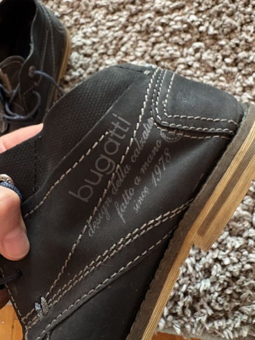 Pantofi de piele Bugatti de barbati