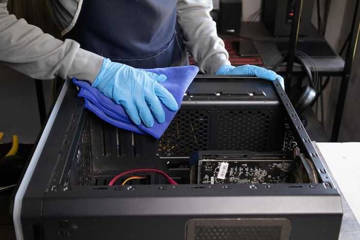 Чистка ноутбука замена термопасты, чистка ПК, ремонт компьюьтера