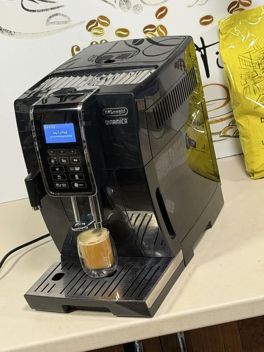 Кафемашина кафе автомат delonghi dinamica с гаранция