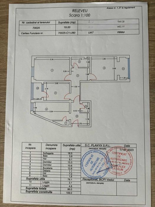 Apartament de vanzare - 3 camere Renovat si Utilat - 86mp utili - Proprietar