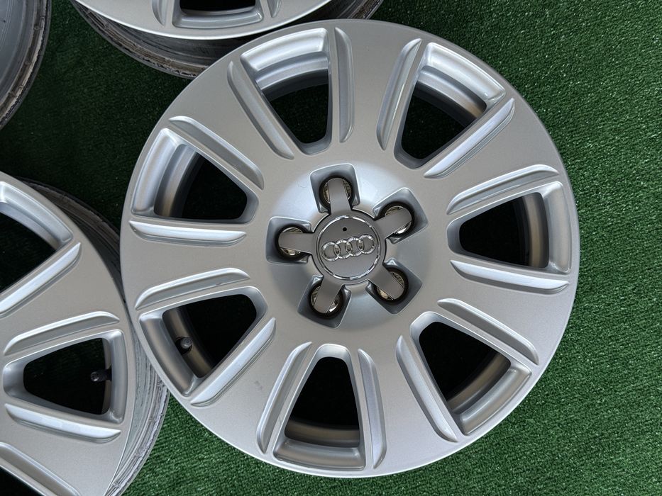 4бр. ОТЛИЧНИ 16” ОРИГИНАЛНИ Джанти 5х112 за -AUDI Q3/VW Sharan, Tiguan/SEAT Alhambra/SKODA/Vag- 6.5Jx16H2, ET33