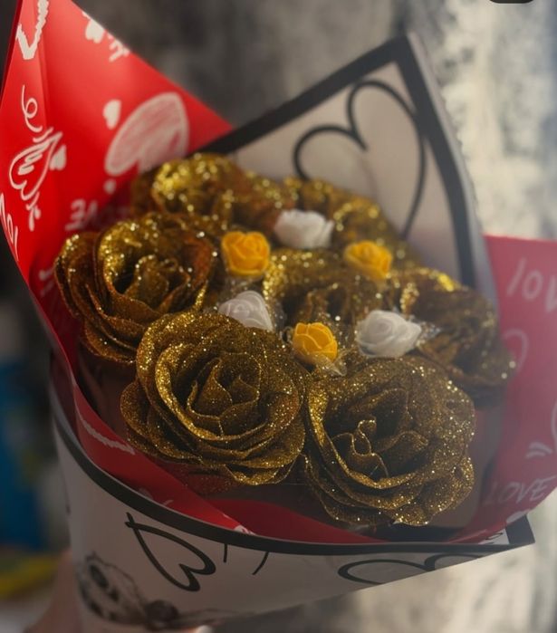 Buchet cu trandafiri