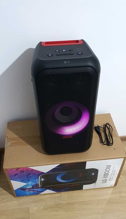 Boxă portabilă LG XBOOM XL5S nouă, garanție 2 ani, sunet puternic 200W+jocuri de lumini