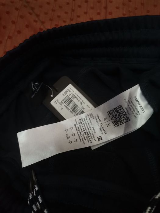 Оригинално долнище Armani Exchange S мъжко Армани AX анцуг