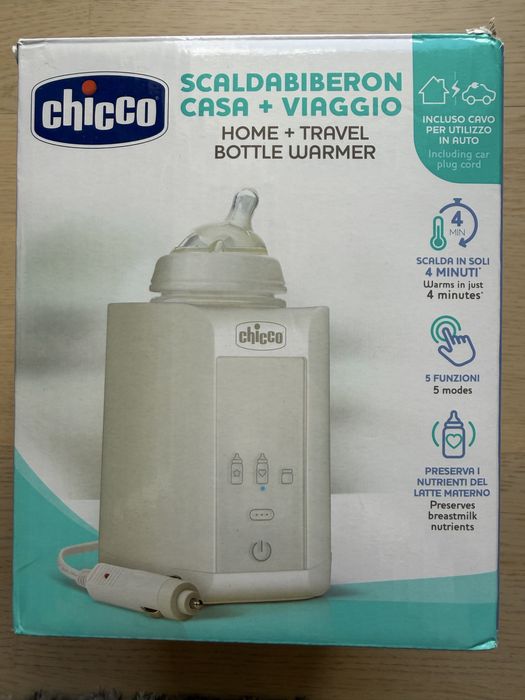 Incalzitor electric Chicco 2 in 1 cu adaptor pentru autovehicul, 0 luni+