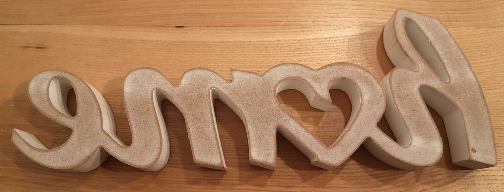 Decoratiune cu mesaj - home