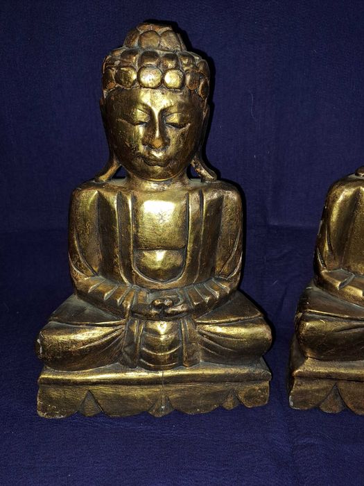 buddha buda statueta lemn 30 cm