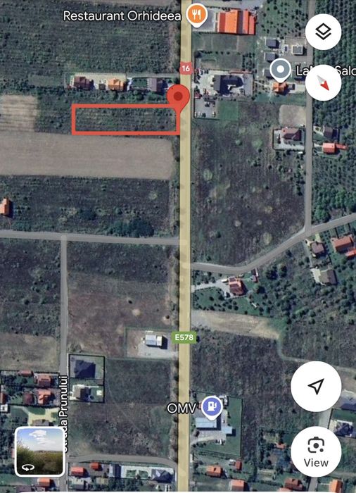 PROPRIETAR, vand teren intravilan 22 arii, deschidere 19m la sosea OMV
