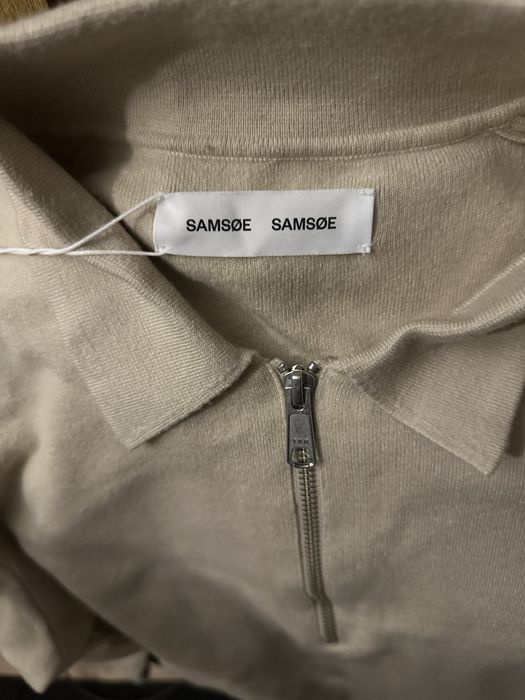 Samsøe samsøe guna half zip pure cashmere