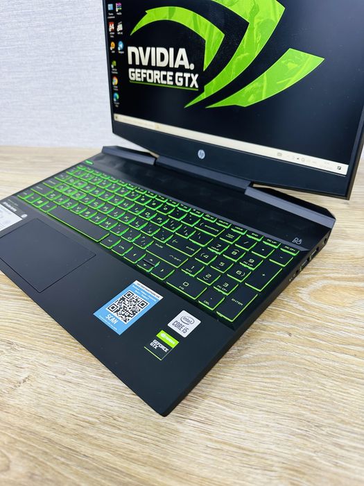 HP Gaming Core i5-10 Gen+GTX1650 Мощный, Премиум игравой ноутбук