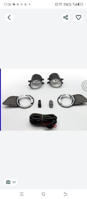 Toyota Sienna противотуманки 30 кузов