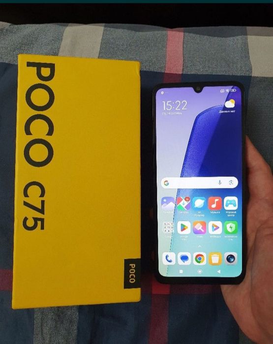 Xiaomi Poco C75 16/256GB Black Orginal Igravoy Karobka Holati Ideal
