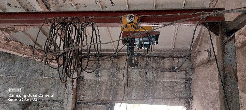 Тельфер с швеллером