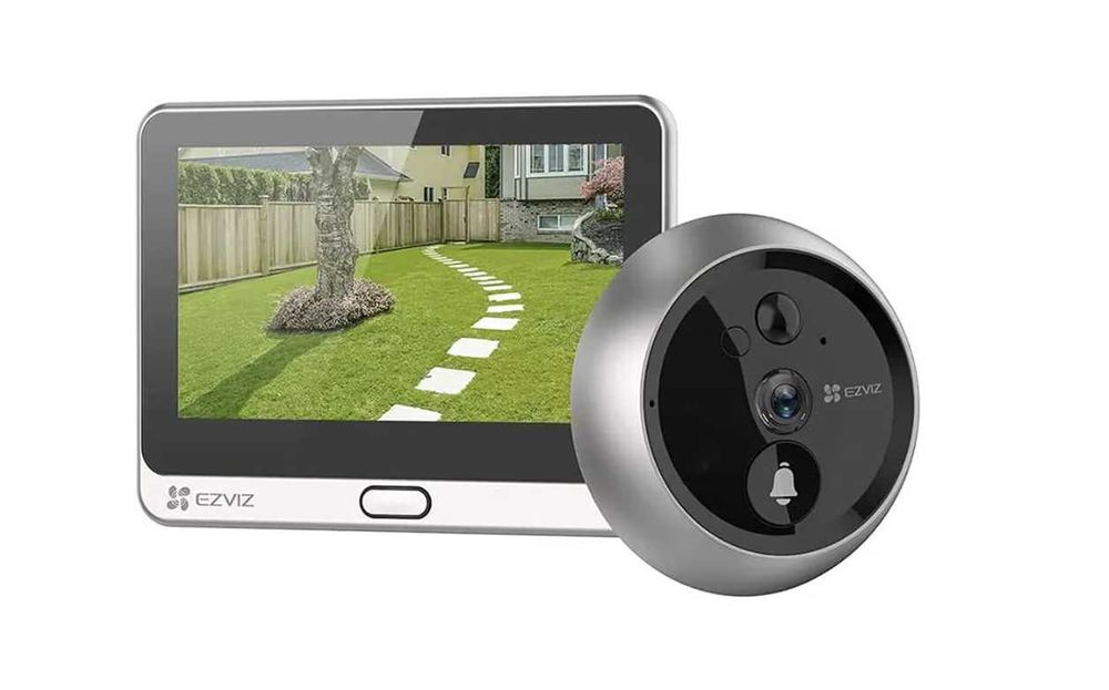 Camera de supraveghere si sonerie Ezviz DP2C vizor smart wifi filmare
