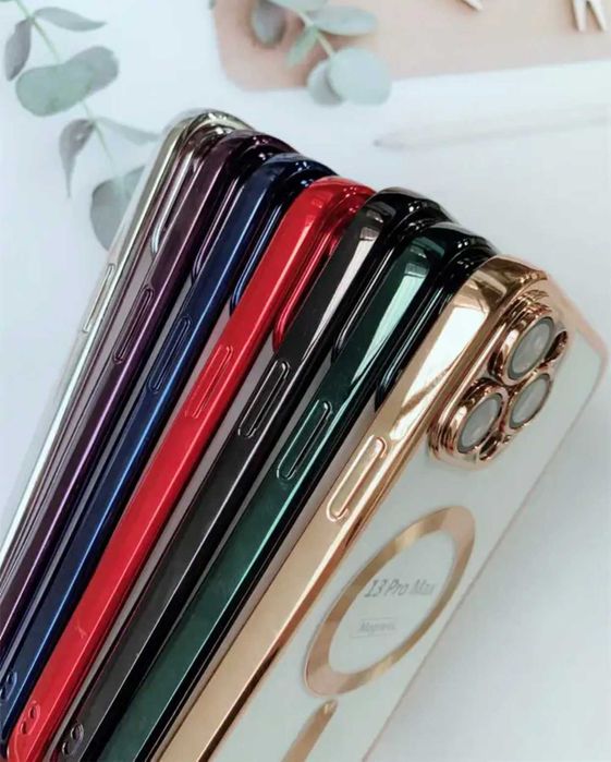 Husa Luxury MagSafe pentru iPhone 15 , 15 Pro , 15 Plus , 15 Pro Max