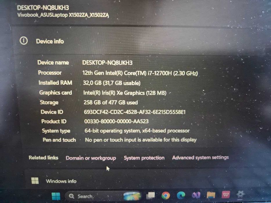 Ноутбук Asus vivobook