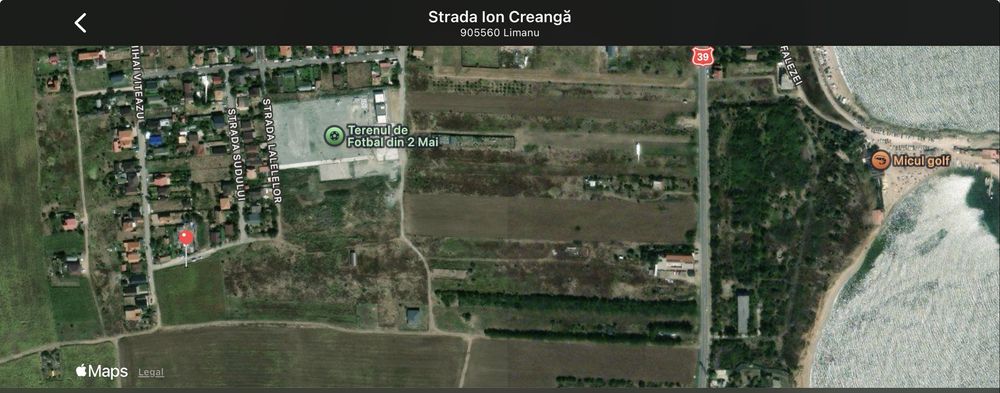 Teren 751mp in 2 Mai iesirea spre Vama Veche
