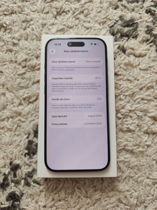 Apple iPhone Air 256 GB ca Nou Factura Garanție