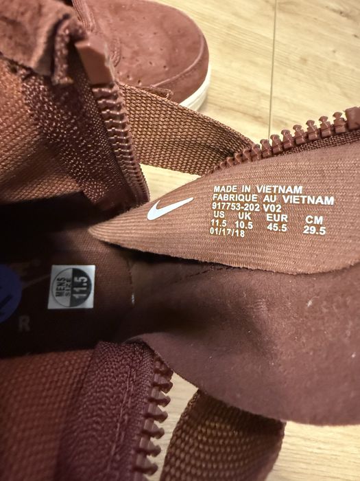 Nike SF Air Force 1 Mid-  Pueblo Brown/Dark Russet-Sail-Pueblo 45,5