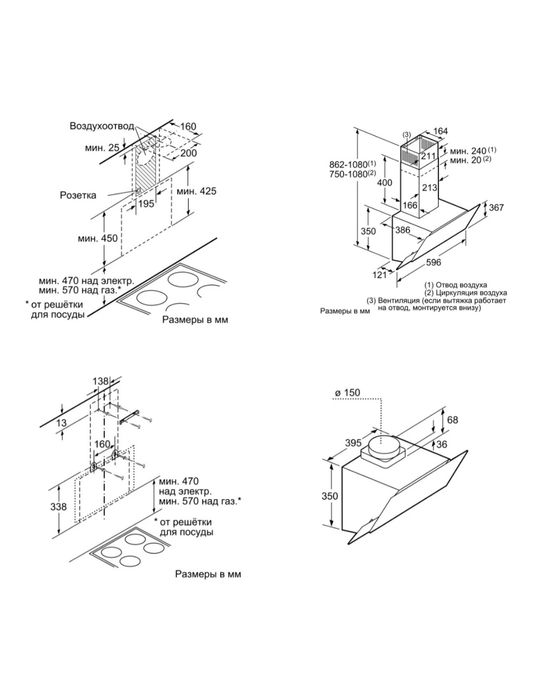Вытяжка bosch  новая
