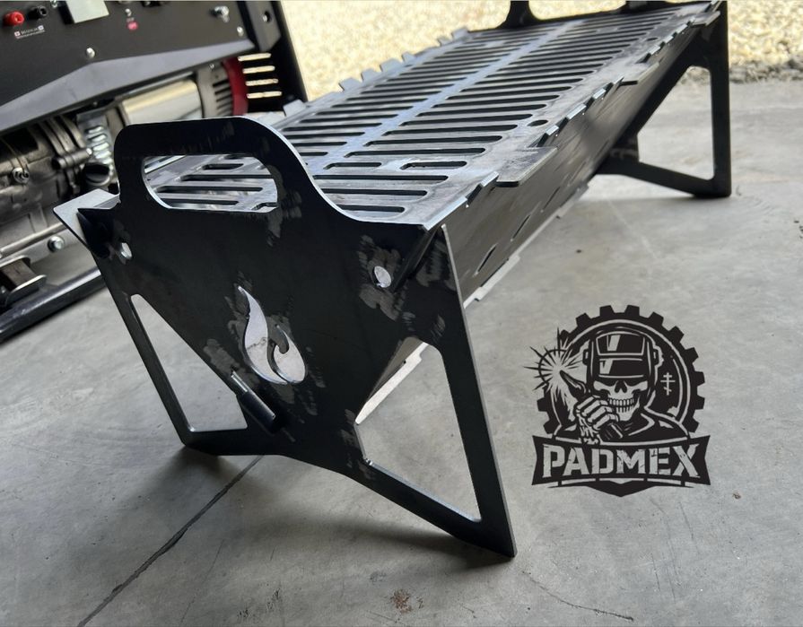 Grătar demontabil din tablă 3mm - BBQ grill - făcut pe comandă