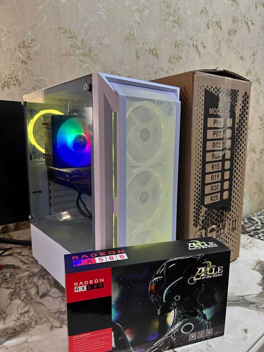 Игровой кейс 12 ядерный/ Rx 580 8gb / 500 ssd